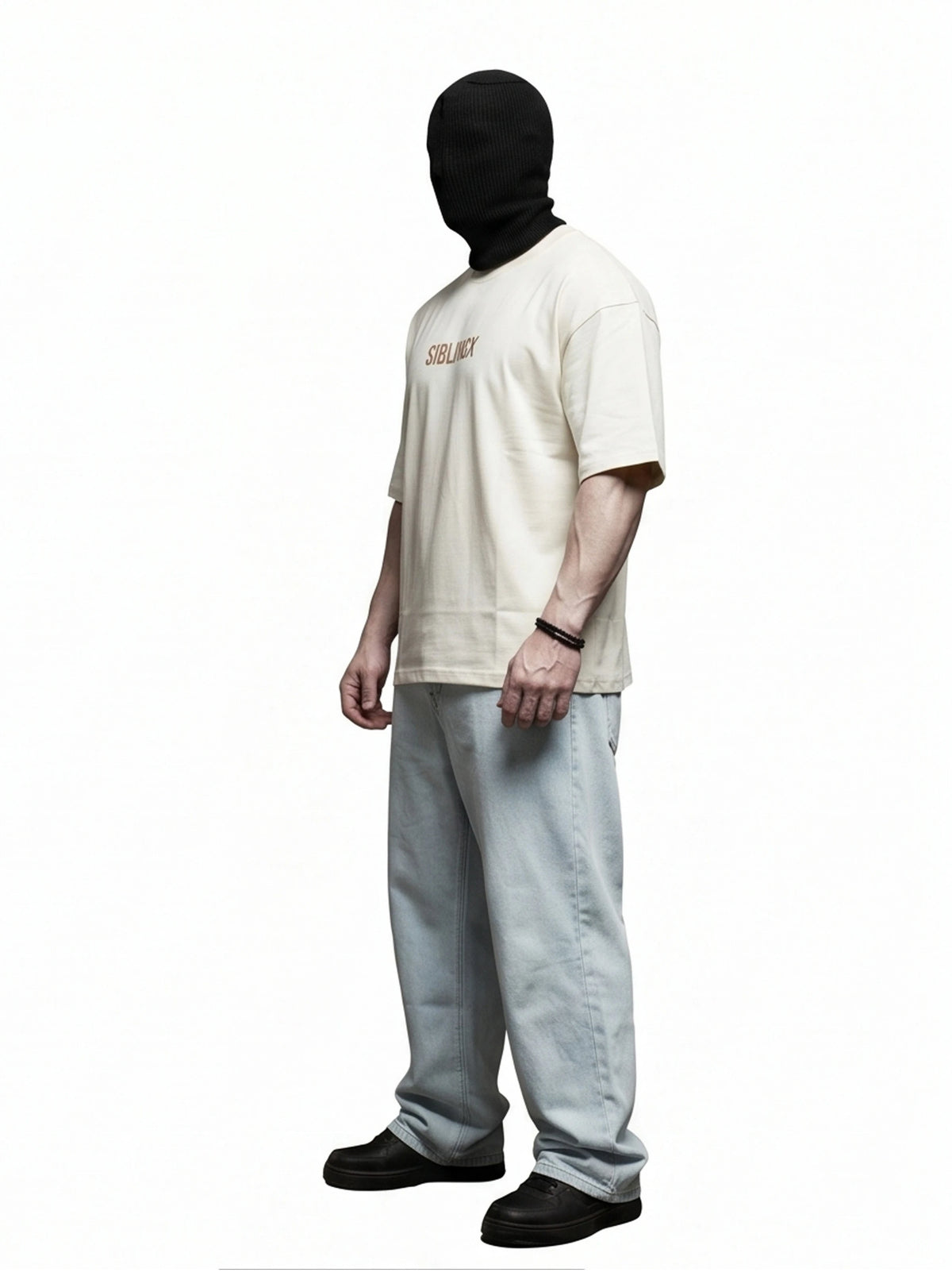 Tempo Oversized Graphic T-Shirt Cream