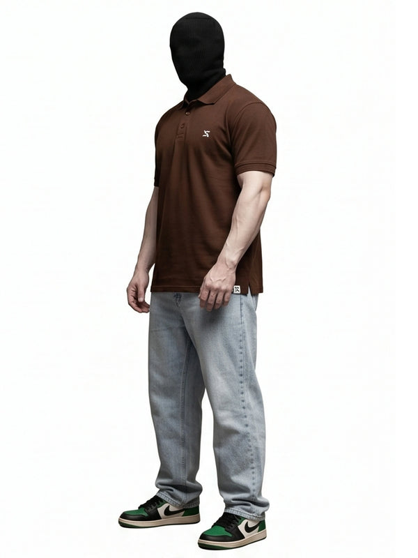 Classic Coffee Brown Polo Shirt – Casual & Timeless Fit