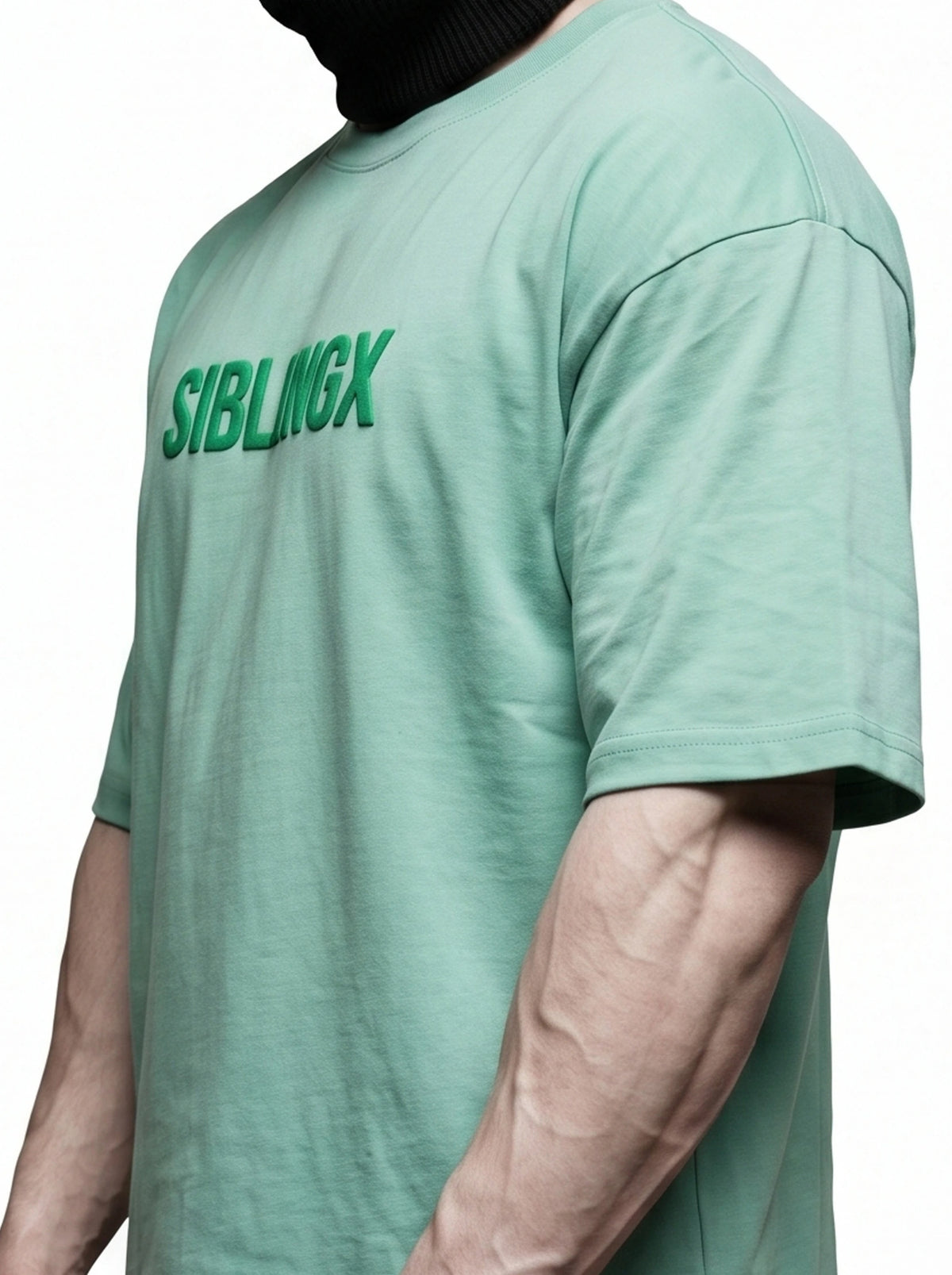 FADED CULTURE Oversized Tee – Mint Green