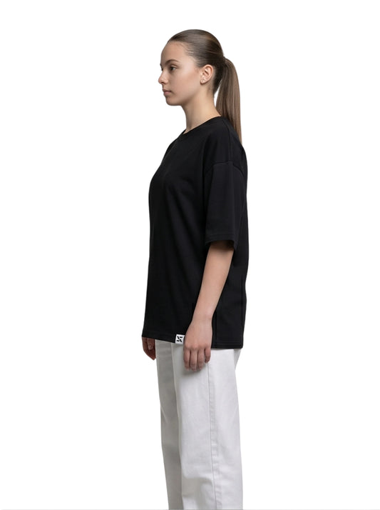 Essential Black Oversized Tee