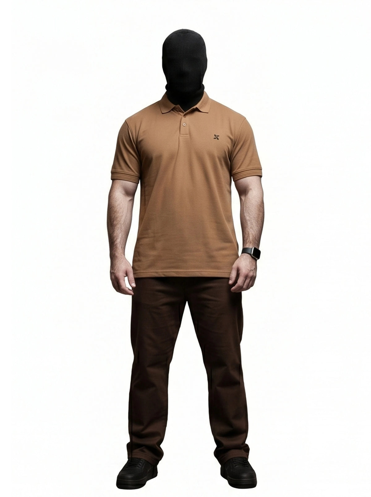 Classic Light Brown Polo Shirt – Clean & Casual