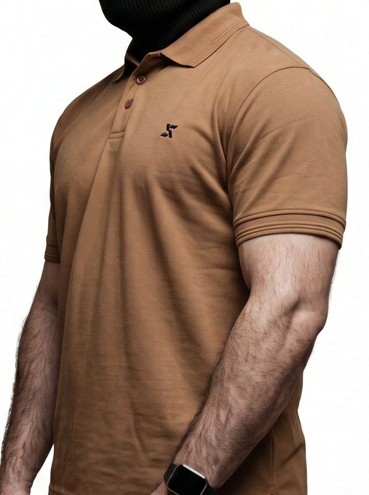 Classic Light Brown Polo Shirt – Clean & Casual