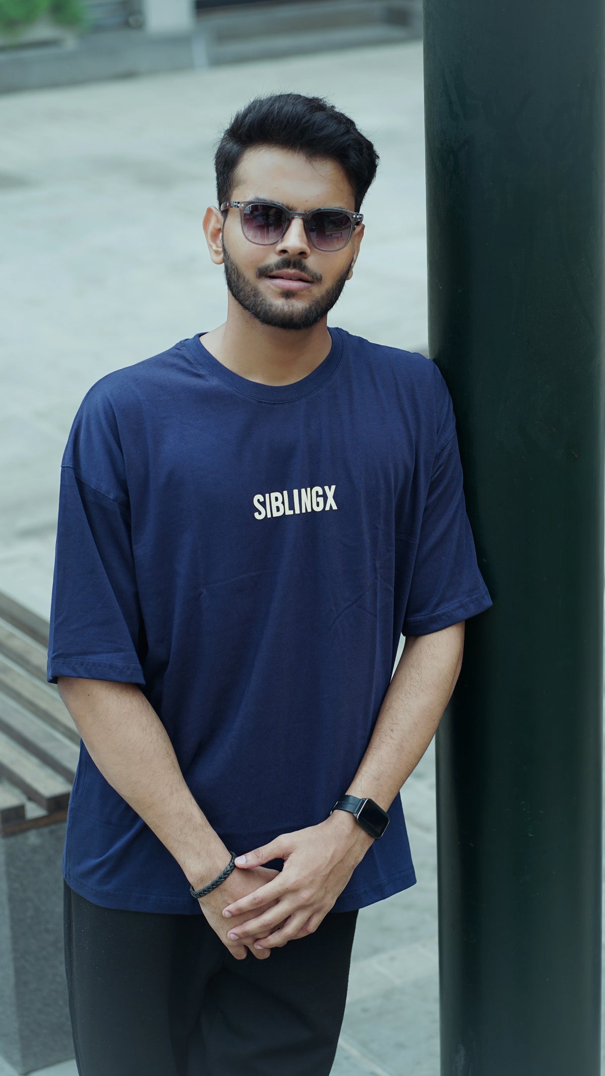 Dream Until It’s Your Reality” Oversized fit T-Shirt – Navy Blue