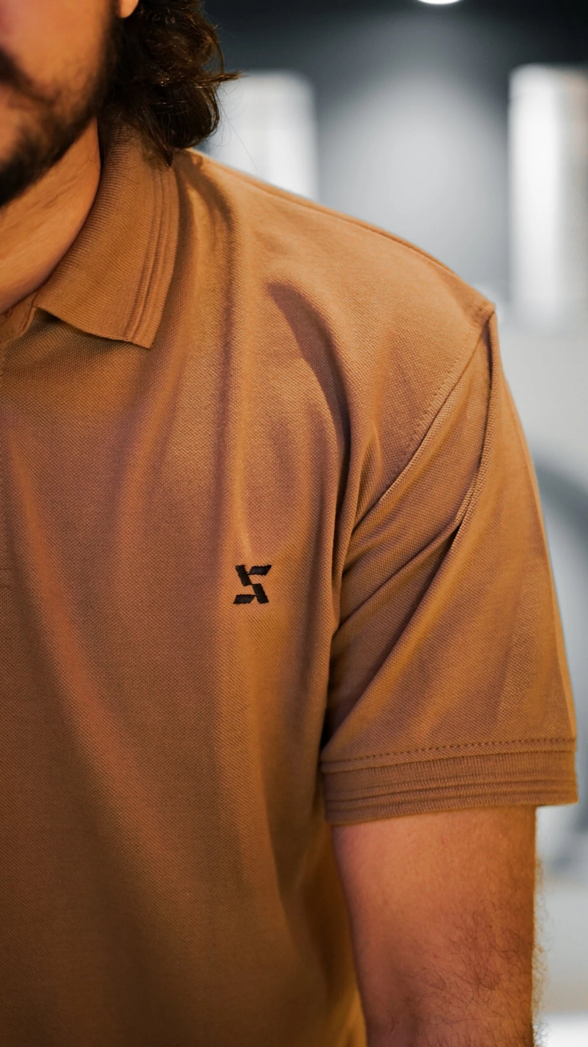 Classic Light Brown Polo Shirt – Clean & Casual